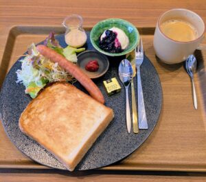 明石 モーニング 朝食 黄彩堂 お土産